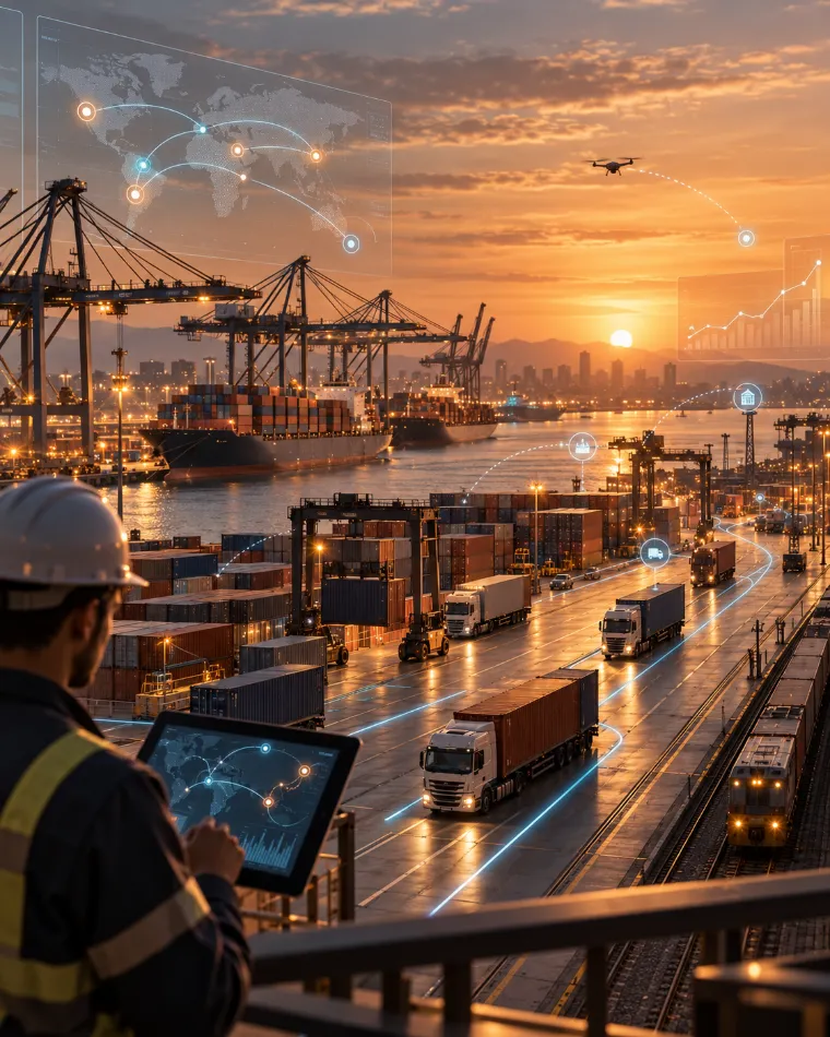 Tecnologia e dados aplicados à gestão do transporte e da logística